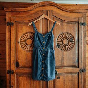 Abercrombie & Fitch Navy Dress with Buttons